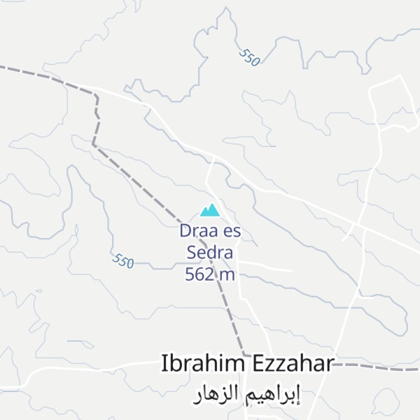 Map of Draa es Sedra