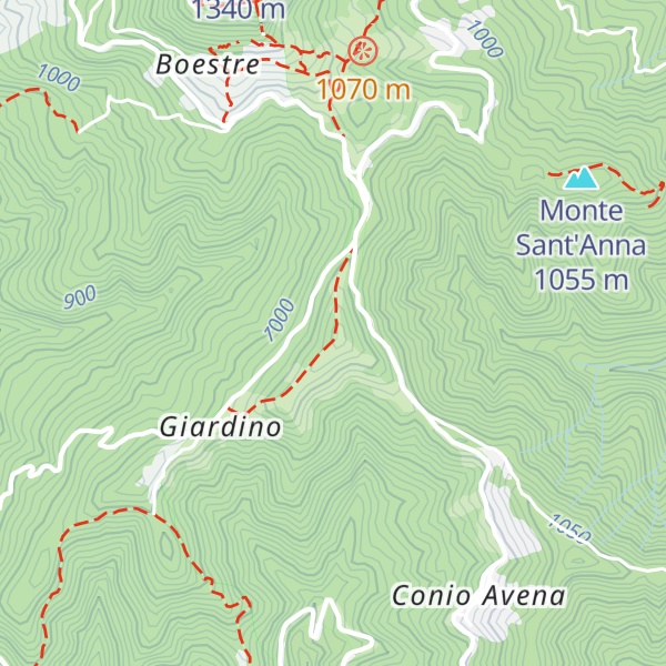 Map of Monte Maiada