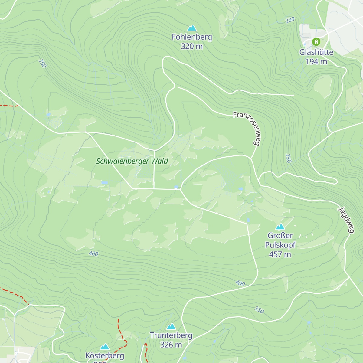 Schutzhütte Waidmannsheil map