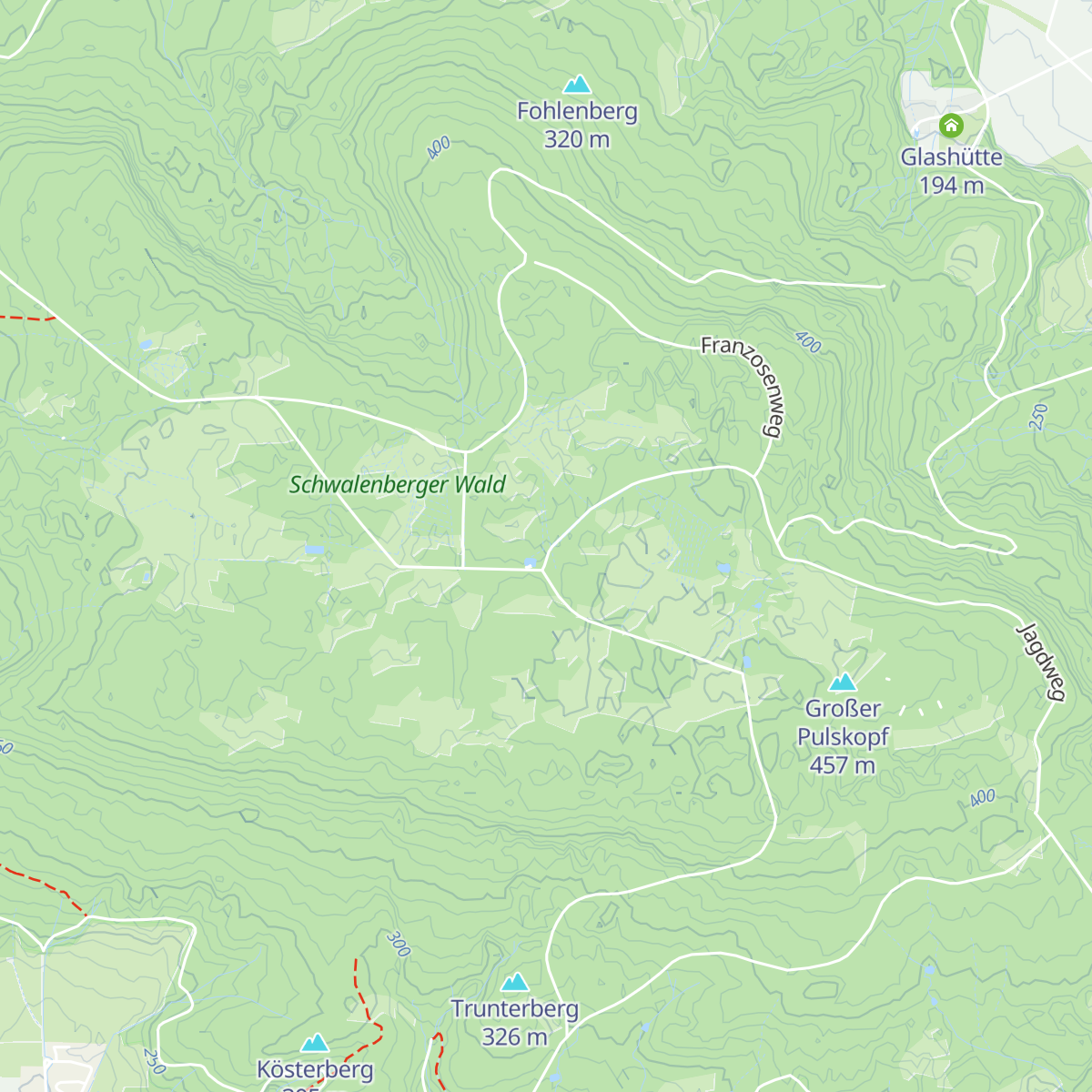 Schutzhütte Waidmannsheil map