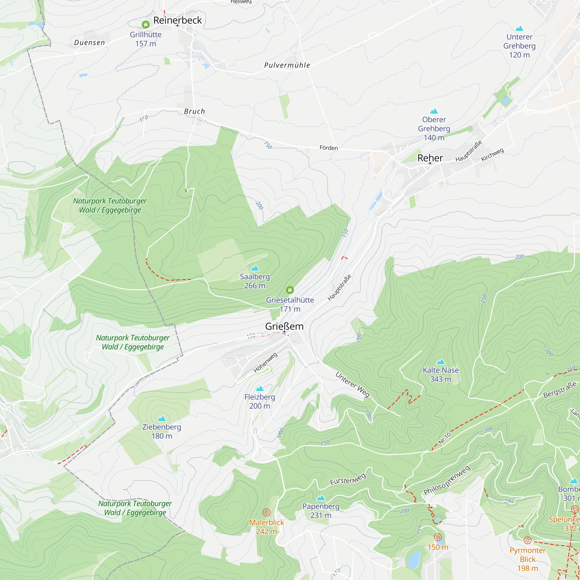 Griesetalhütte map