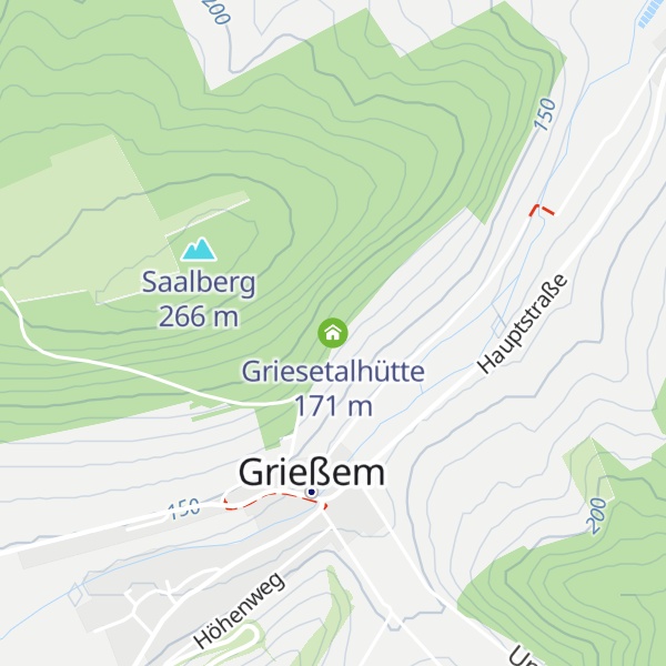 Map of Griesetalhütte