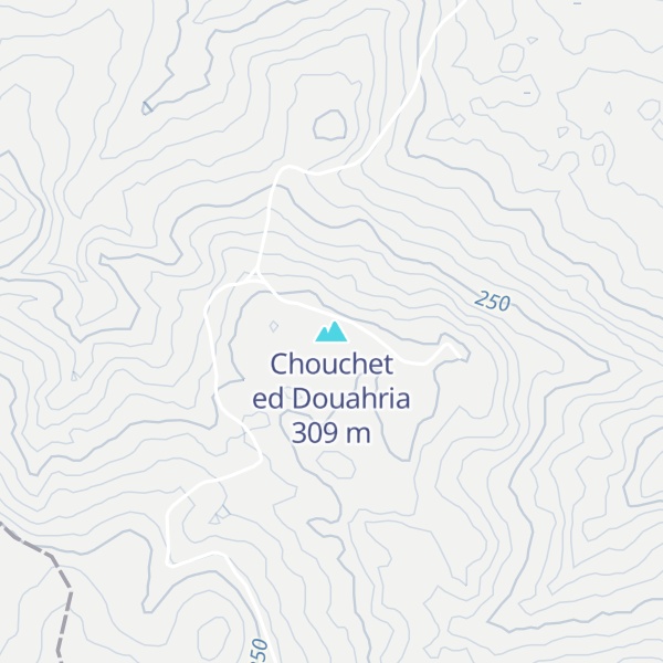Map of Chouchet ed Douahria
