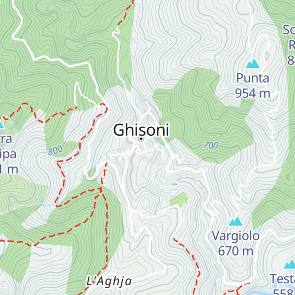 Map of Gîte d'étape U Pianu
