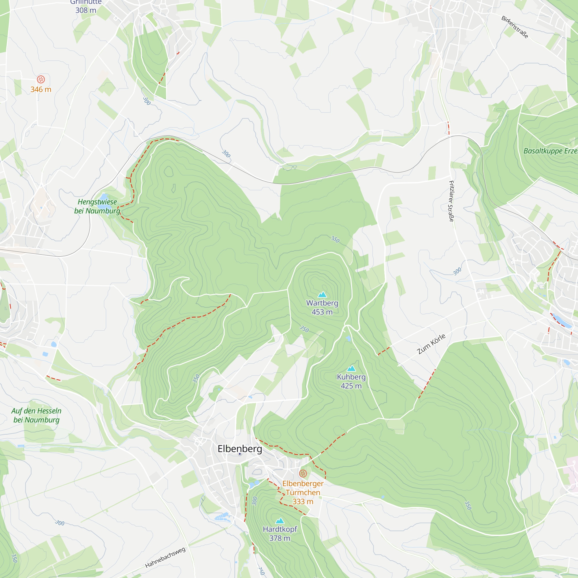 Wartberg-Schutzhütte map