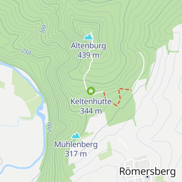 Map of Keltenhütte