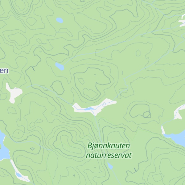 Map of Bjordamåsen