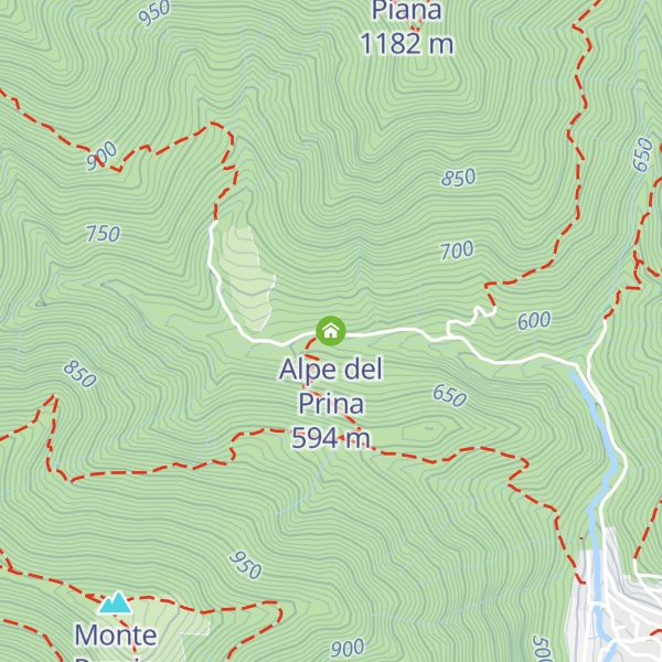 Map of Alpe del Prina