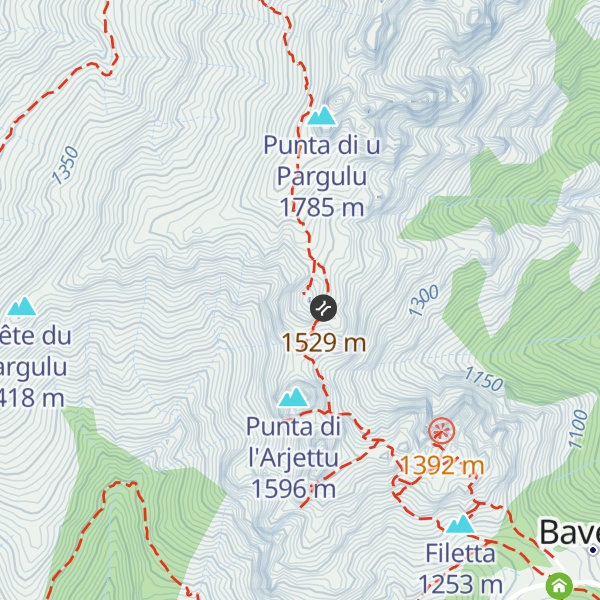 Map of Punta di a Vacca