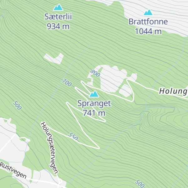 Map of Spranget
