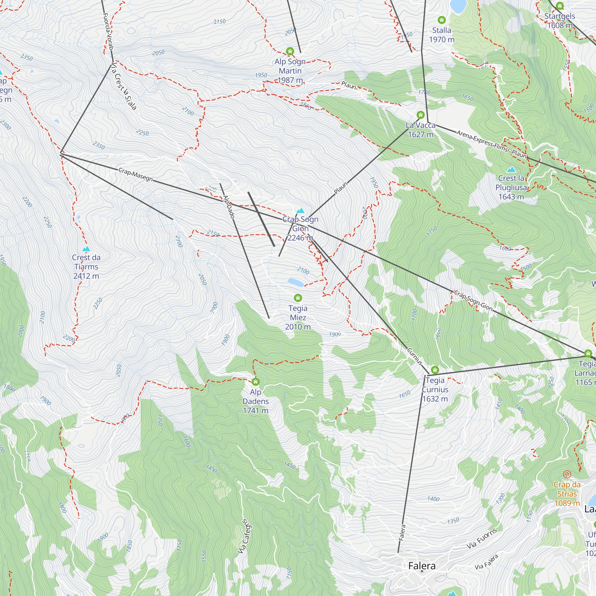 Tegia Miez map