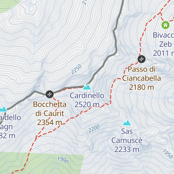 Map of Cardinello
