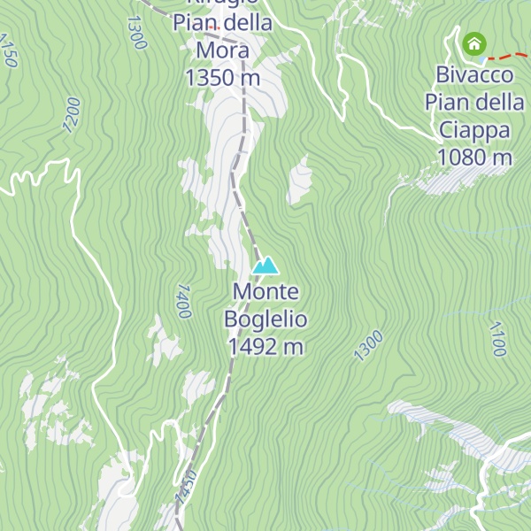 Map of Monte Boglelio