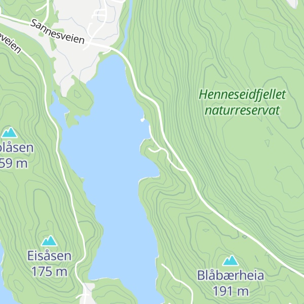 Map of Gudbrandsfjellet