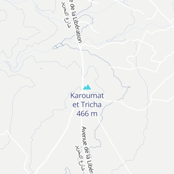 Map of Karoumat et Tricha