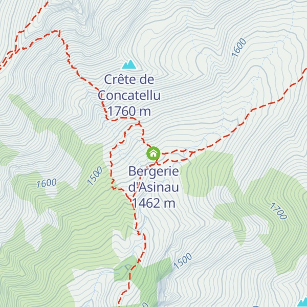 Map of Bergerie d'Asinau