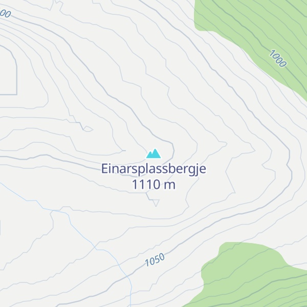 Map of Einarsplassbergje
