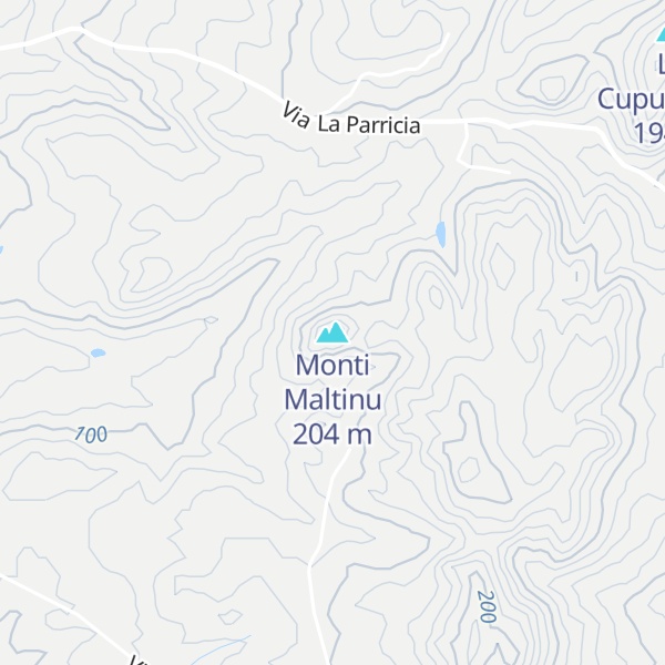 Map of Monti Maltinu