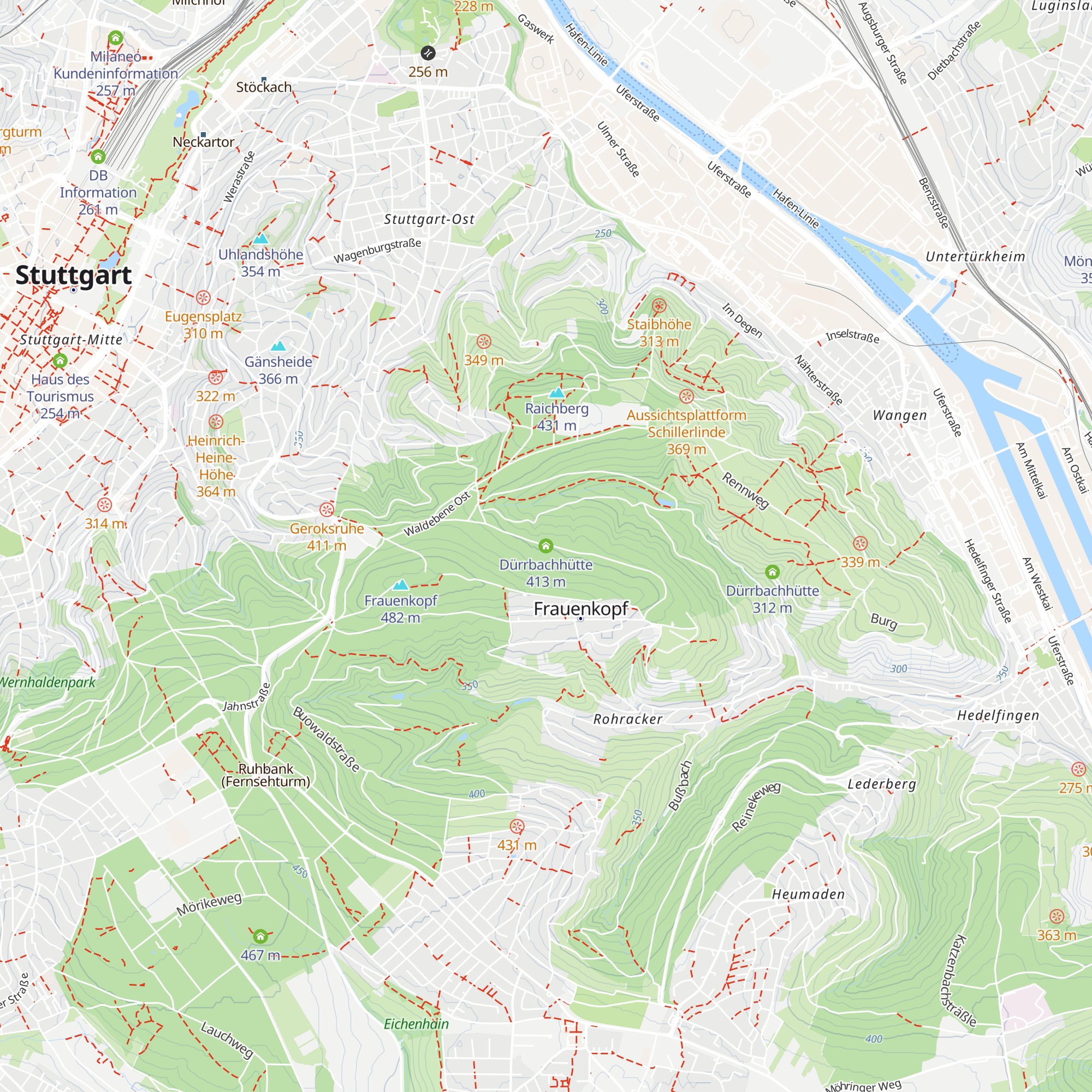 Dürrbachhütte map