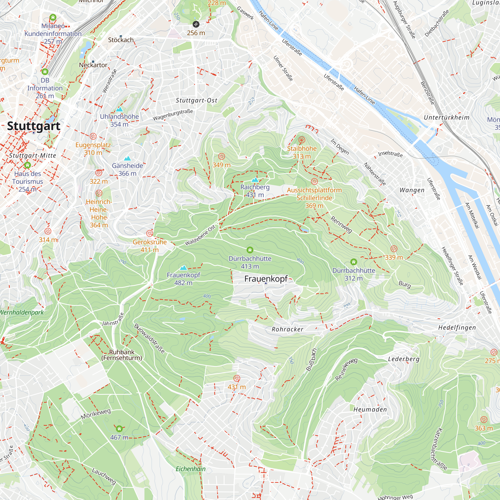 Dürrbachhütte map