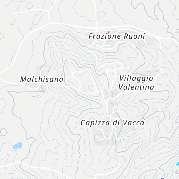 Map of Capizza di Vacca