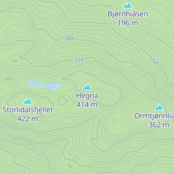 Map of Hegna