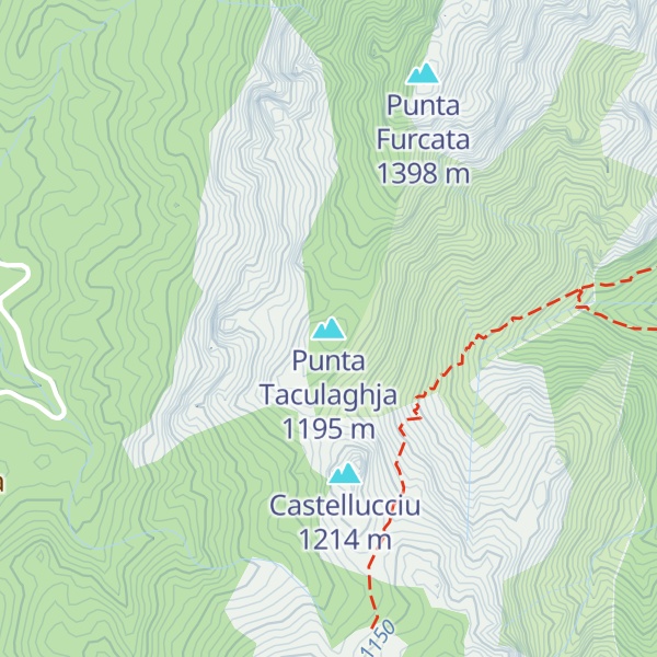Map of Punta Taculaghja