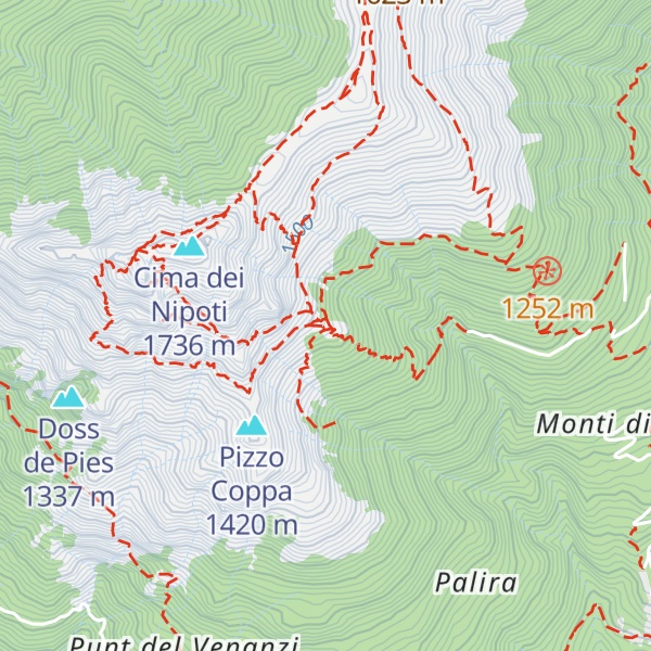 Map of Rifugio Menaggio