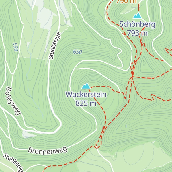 Map of Wackerstein