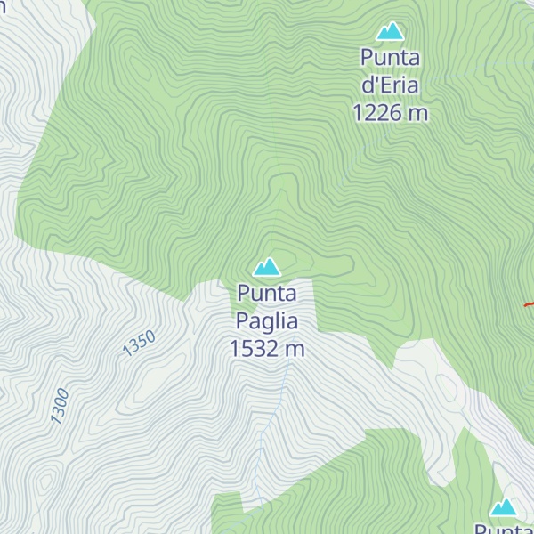 Map of Punta Paglia