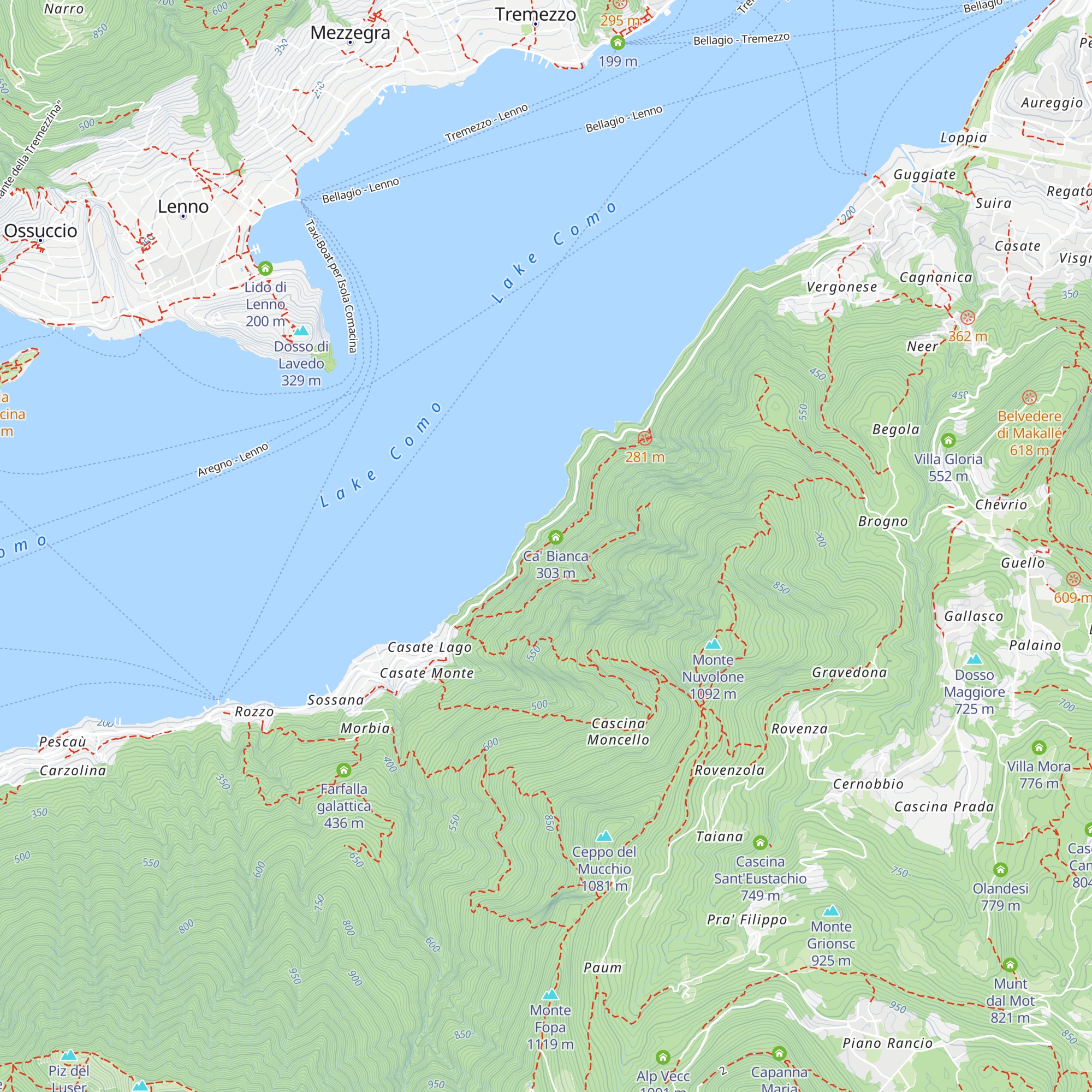 Casel del Maghet map