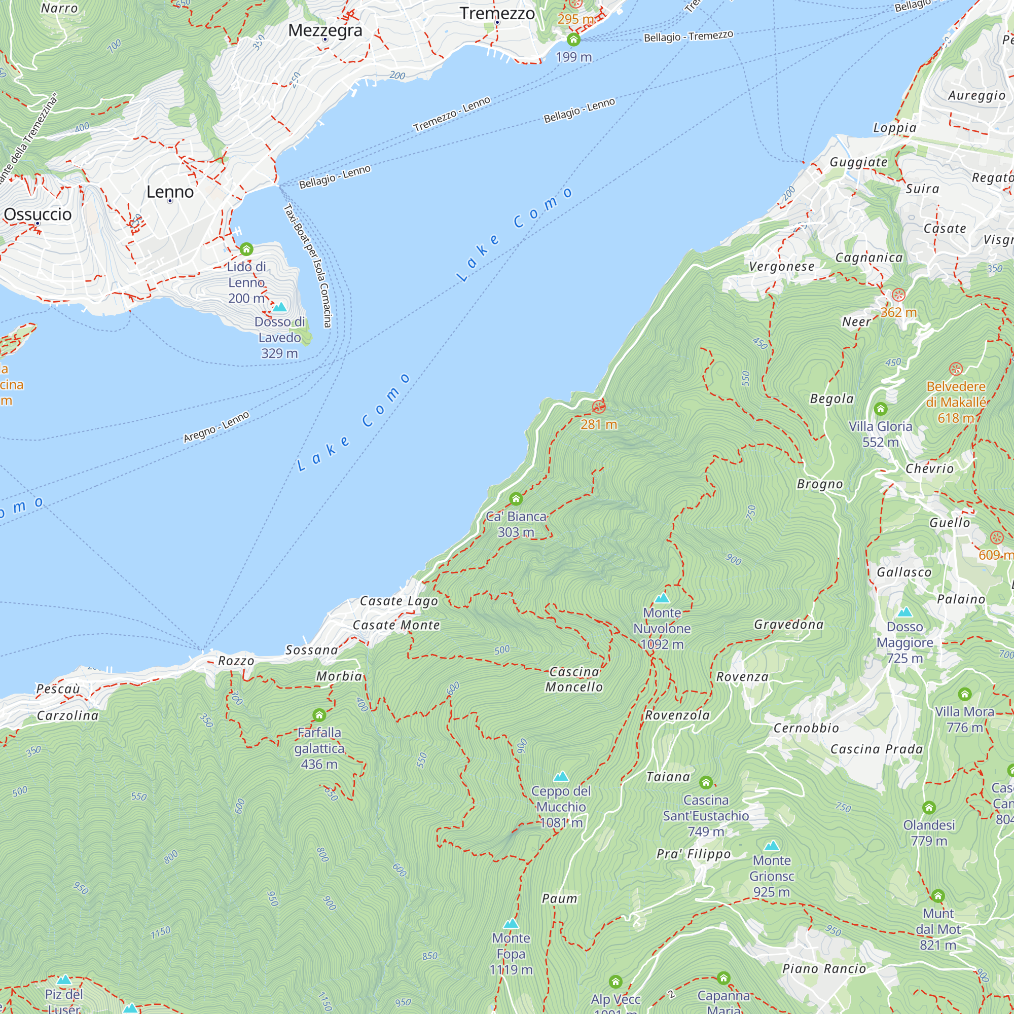 Casel del Maghet map