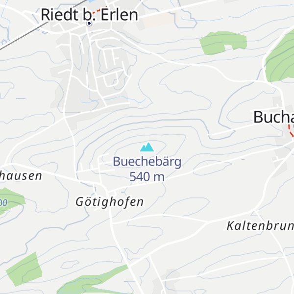 Map of Buechebärg