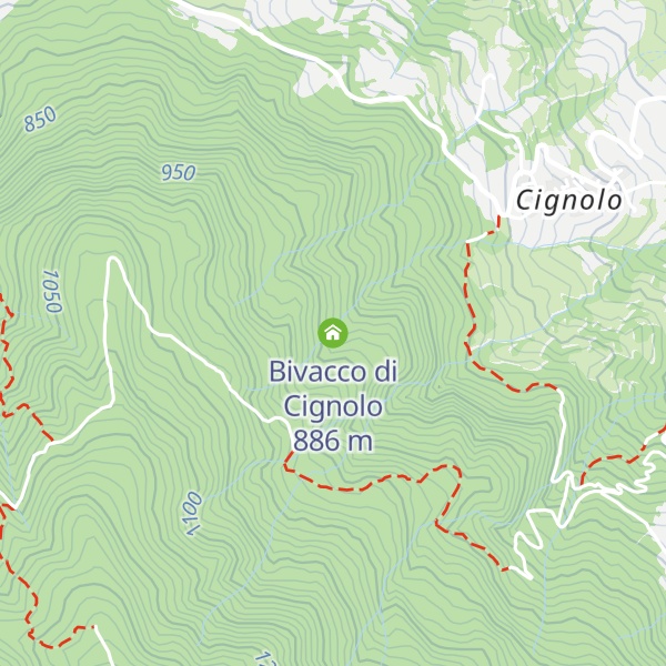 Map of Bivacco di Cignolo