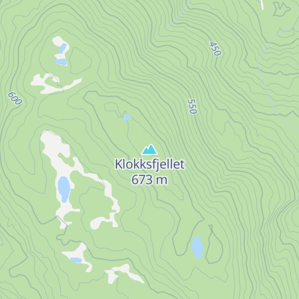 Map of Klokksfjellet