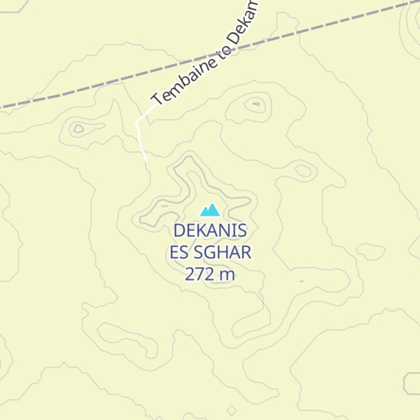 Map of DEKANIS ES SGHAR