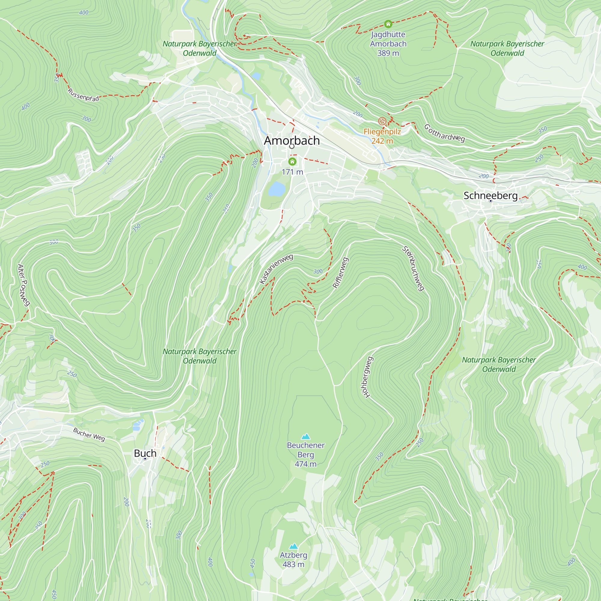 Bopphütte map