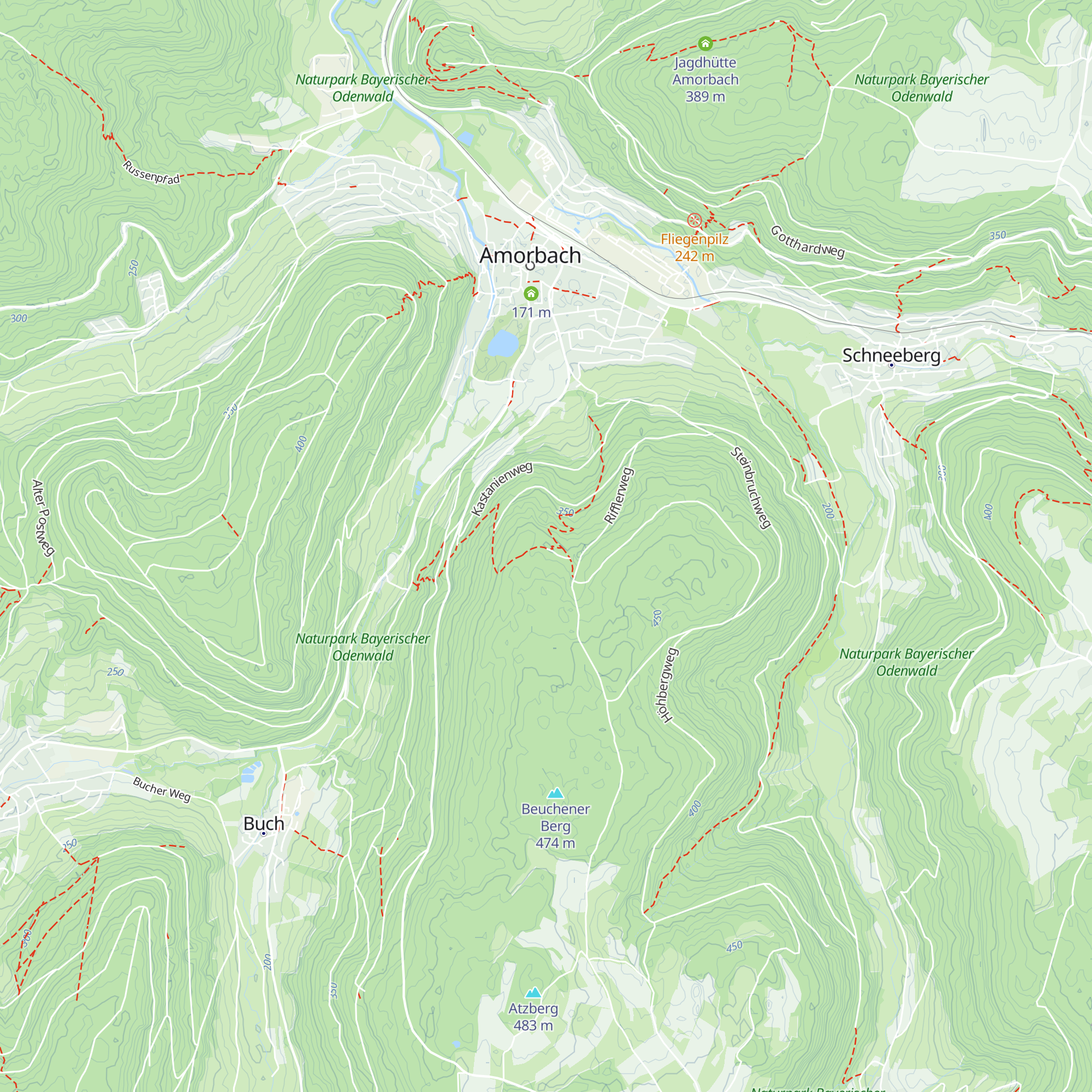 Bopphütte map