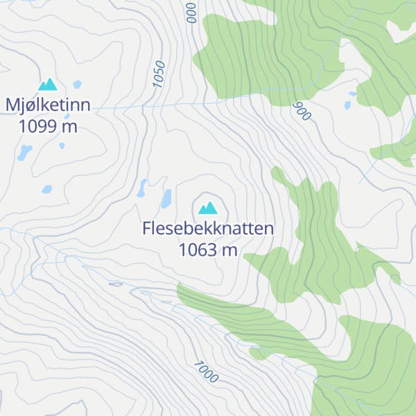 Map of Flesebekknatten