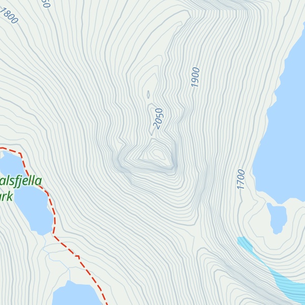 Map of Larstinden