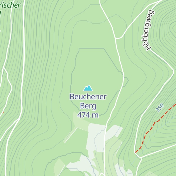 Map of Beuchener Berg