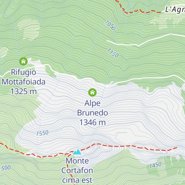 Map of Alpe Brunedo