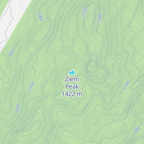 Map of Ziem Peak