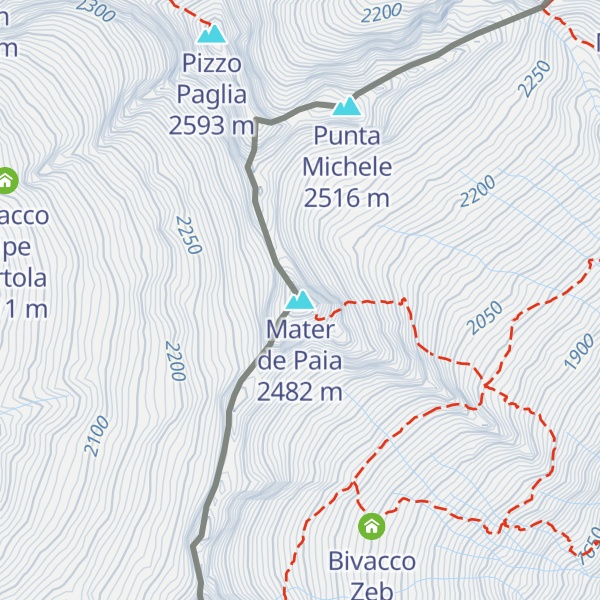 Map of Mater de Paia