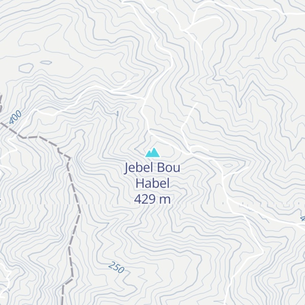 Map of Jebel Bou Habel