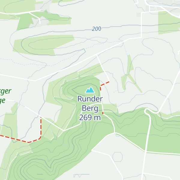 Map of Runder Berg