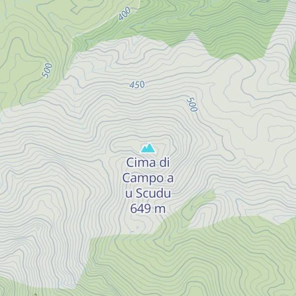 Map of Cima di Campo a u Scudu