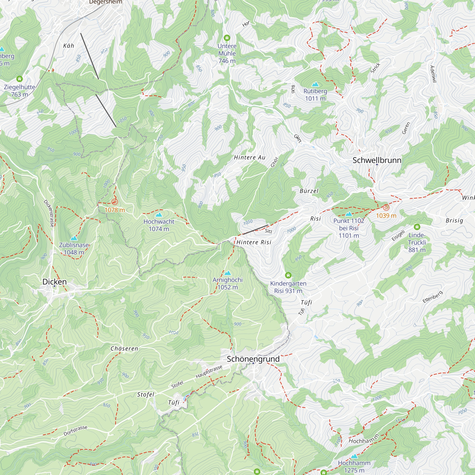 Landscheide map