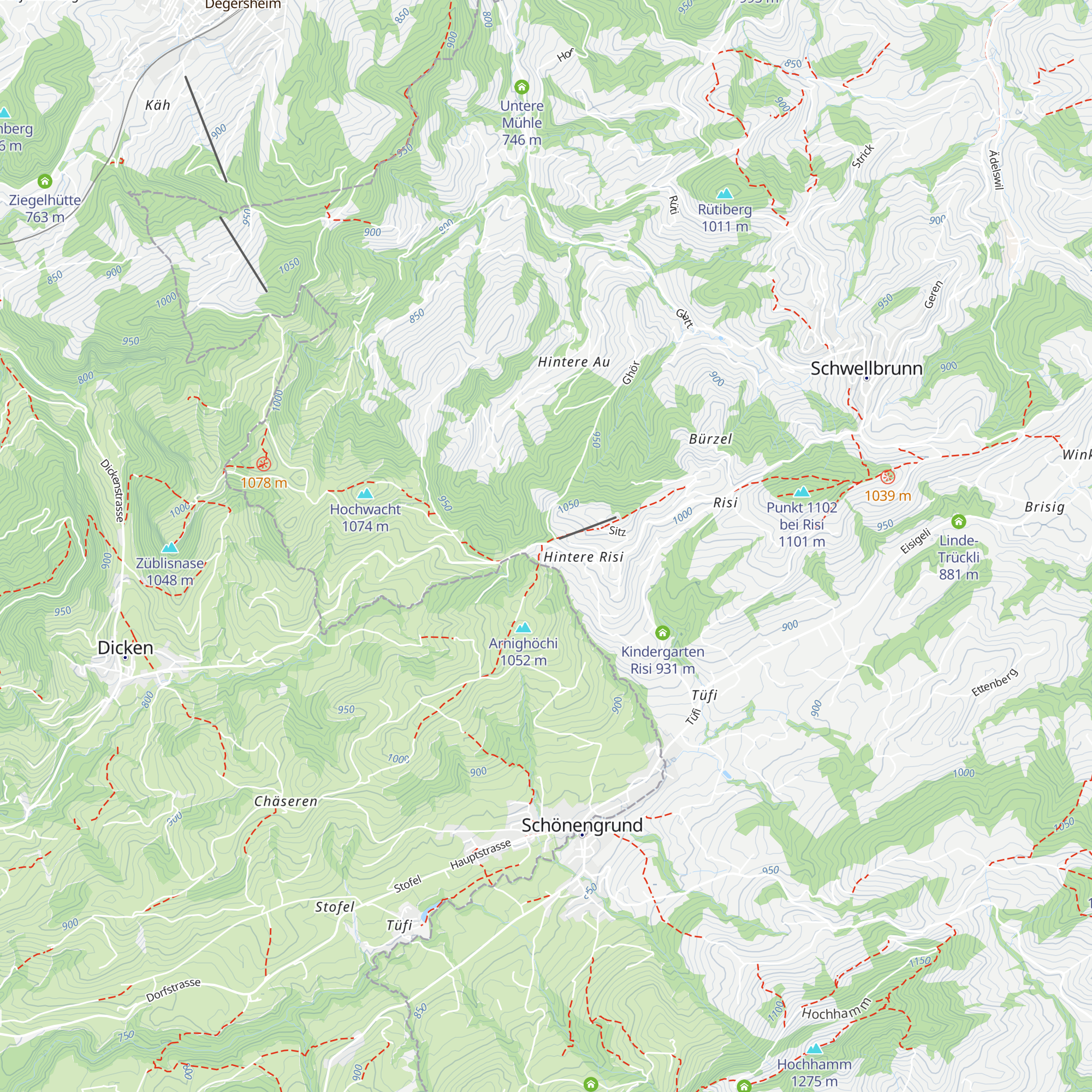 Landscheide map