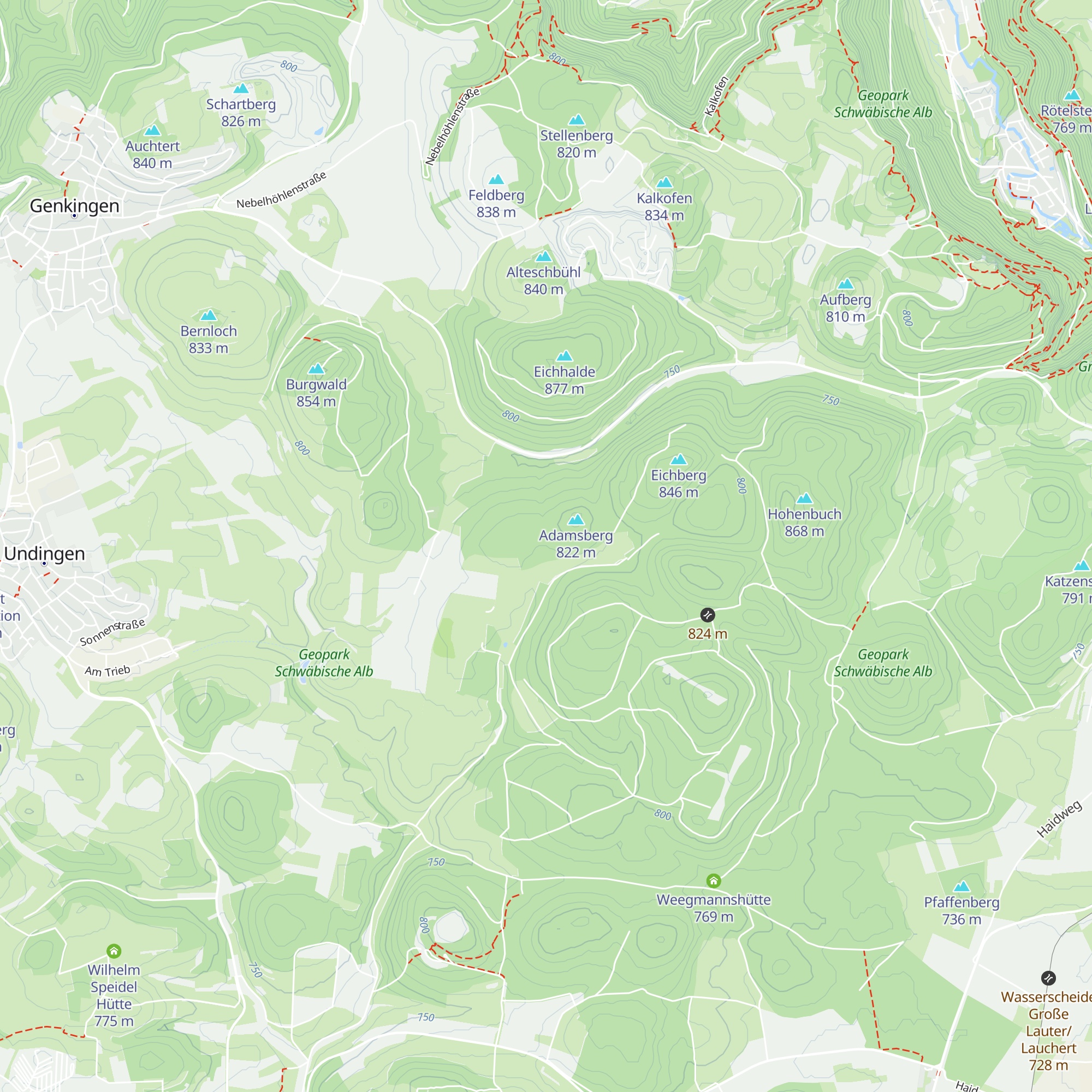 Laileshütte map